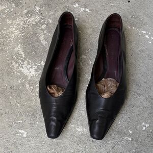 Bottega Venetia pointy toe flats